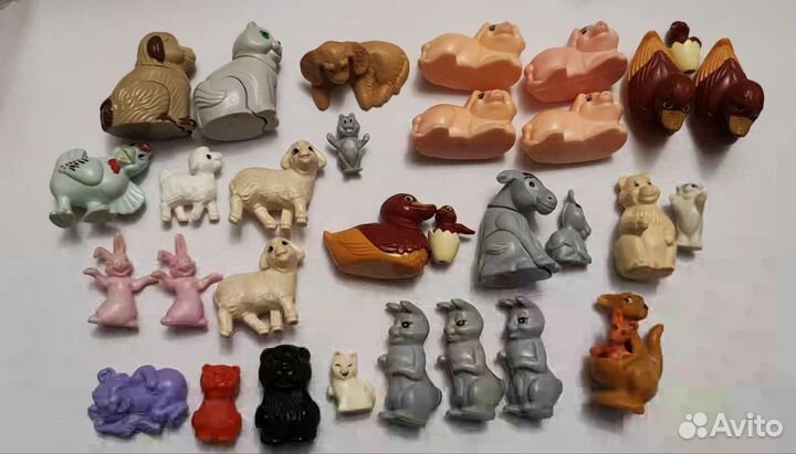 Игрушки из киндера 90х