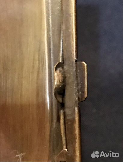 Портсигар латунный