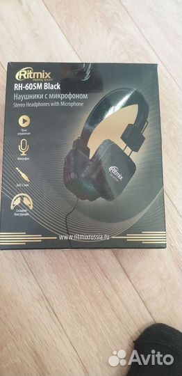 Наушники ritmix RH-605m