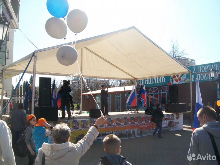 Аренда сцен, подиумов, ограждений