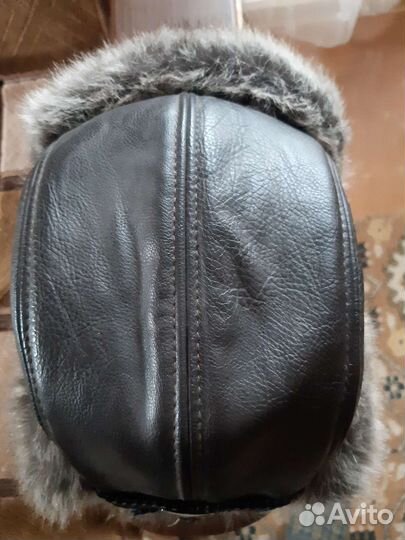 Шапка-ушанка мужская