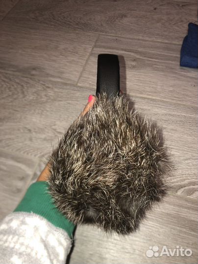 Уши натуральный мех наушники меховые