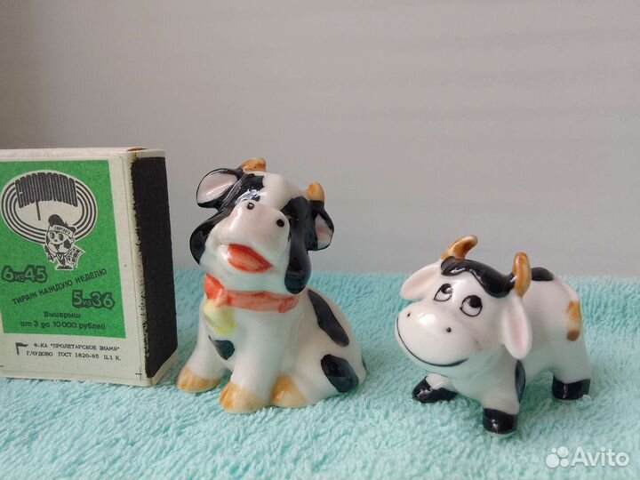 Фарфоровые статуэтки СССР, 5 штук