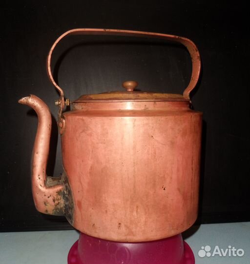 Чайник медный старинный 5 литров