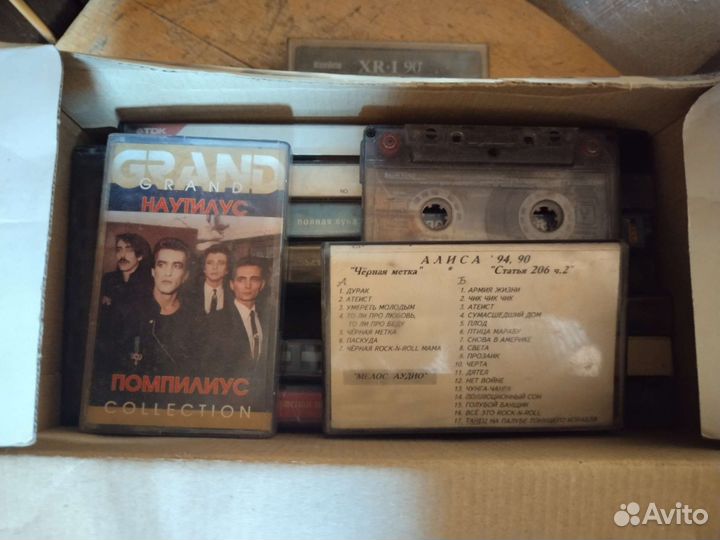 Аудио и видео кассеты