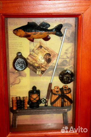 Ключница настенная новая из дерева