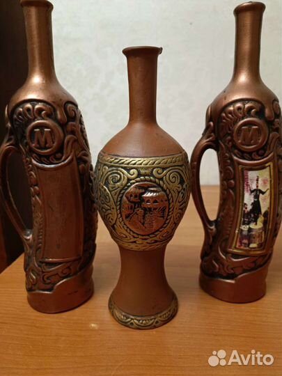 Бутылка керамическая