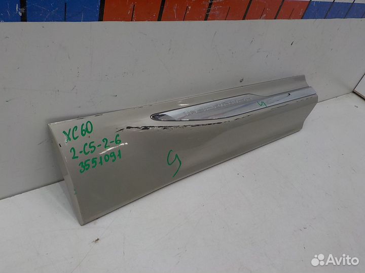 Молдинг двери задней правой Volvo XC60 2017