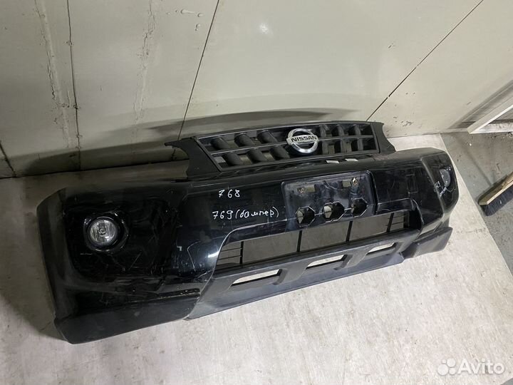 Передний бампер ниссан хтрейл