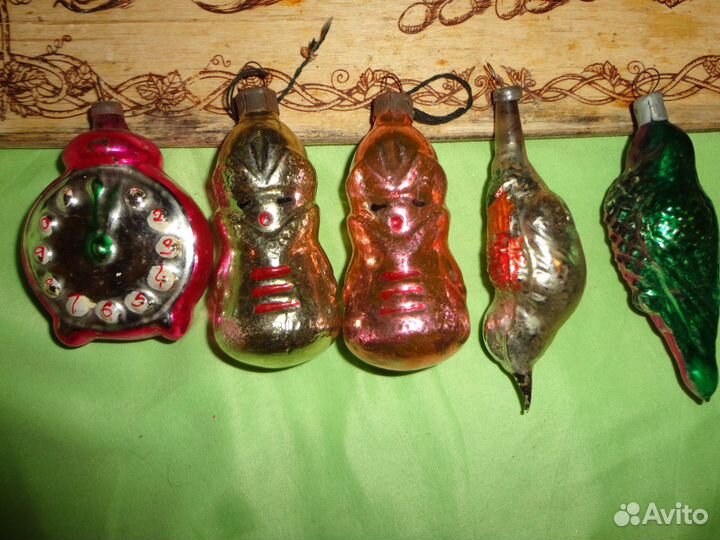 Елочные украшения СССР