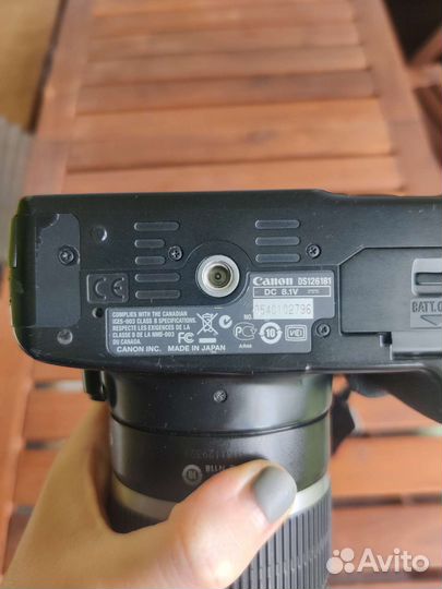 Зеркальный фотоаппарат canon ds126181