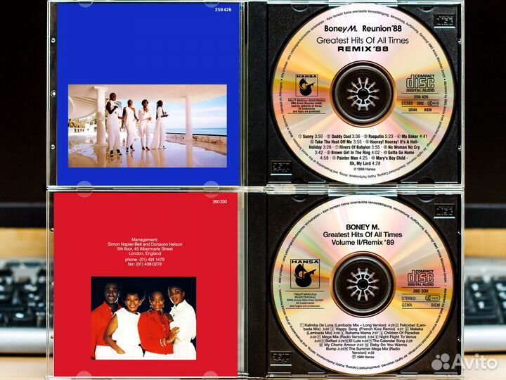 CD диски Boney M. - Greatest Hits Of All Times