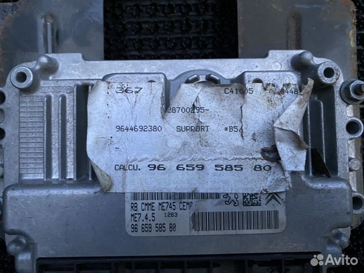 Комплект Эбу Citroen C4