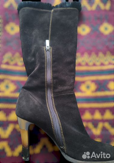 Сапоги Emporio Armani замша 39