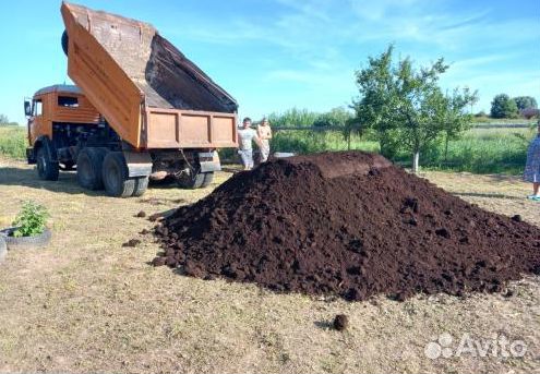 Чернозём. Торф. Плодородная земля. Смесь в огород