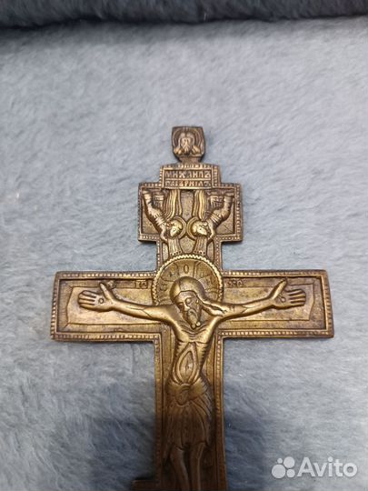 Старинный латунный Крест