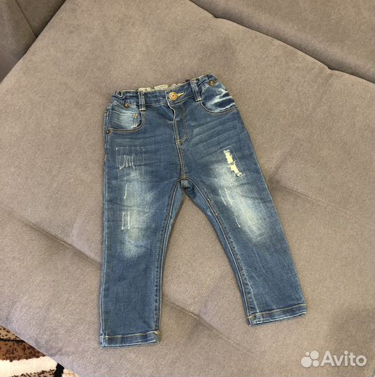 Джинсы для мальчика 92