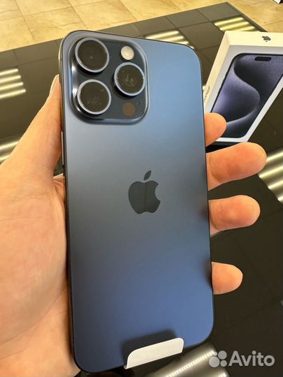 Смартфон Apple iPhone 15 pro max 512Gb Blue Titan