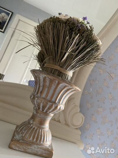 Кубок с сухоцветом