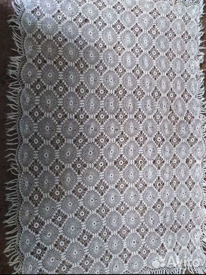 Скатерть вязаная крючком СССР