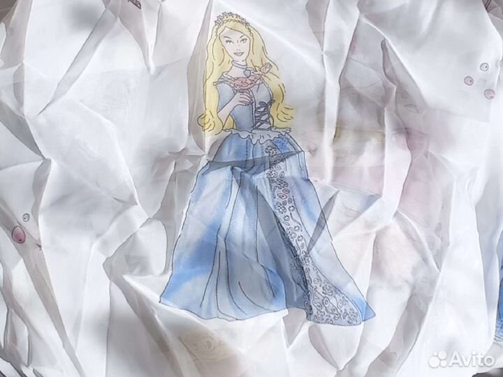 Шторы тюль с ламбрикеном в детскую