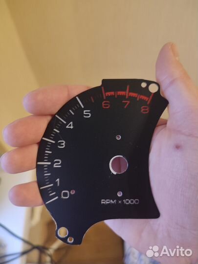 Шкалы приборной панели Hyundai Accent