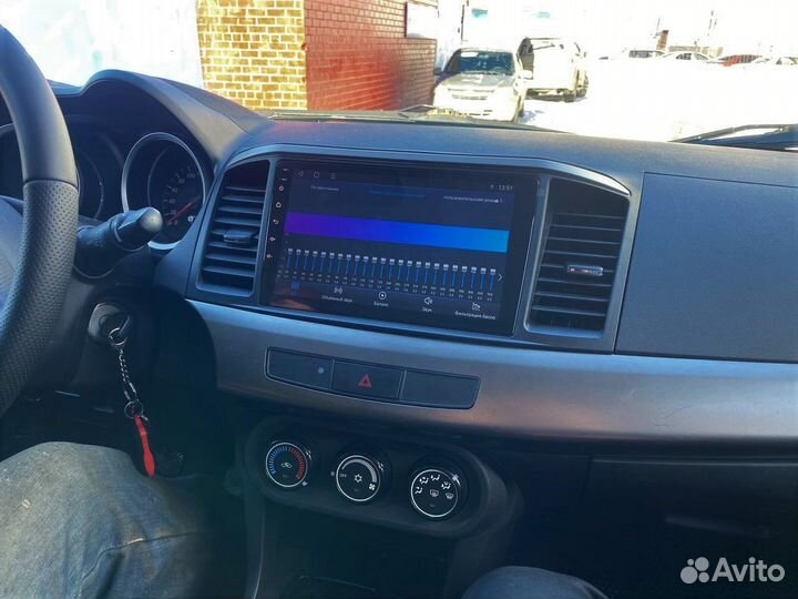 Android магнитола Mitsubishi Lancer 10, есть Teyes