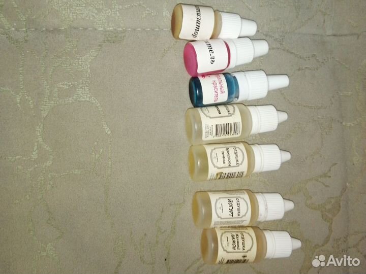 Ароматизаторы и красители для слаймов и мыла