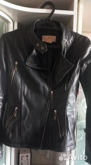 Куртка натуральная кожа michael cors, 42 разм