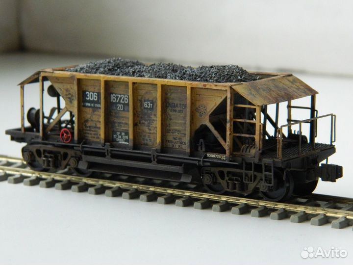 Хопперы-дозаторы ржд. Масштаб H0 1/87