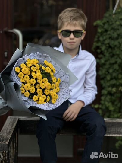 Букет из яркой сантини