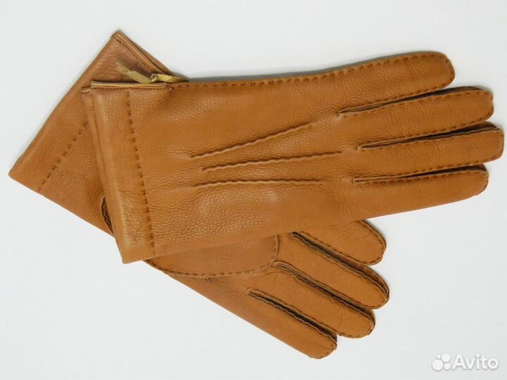 Перчатки мужские кожаные