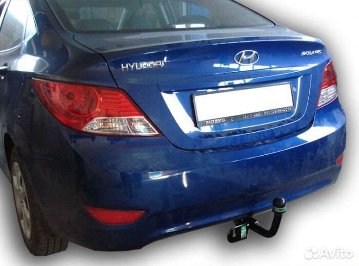 Фаркоп Хендай (Hyundai) Solaris Kia Rio седан, хет
