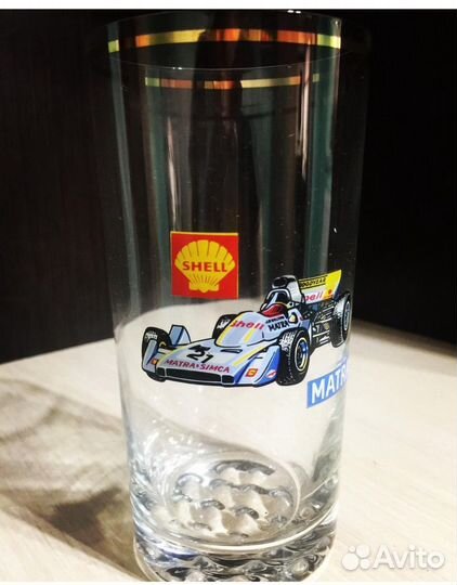 Коллекционные стаканы Ретро машины, Богемия