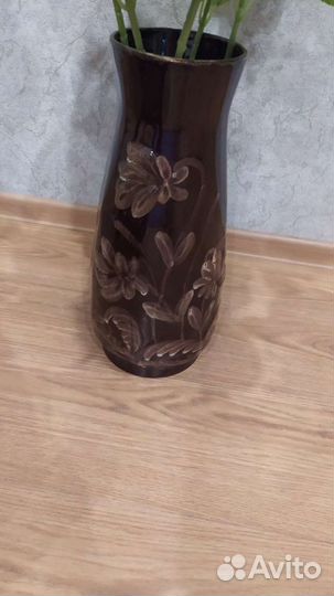 Керамическая напольная ваза