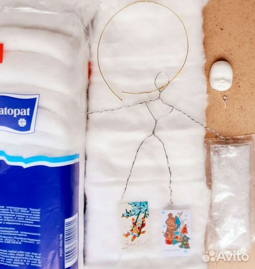 Набор для создания ватной игрушки