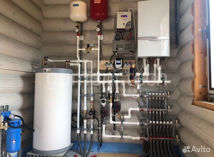 Отопление и водоснабжение. Монтаж под ключ