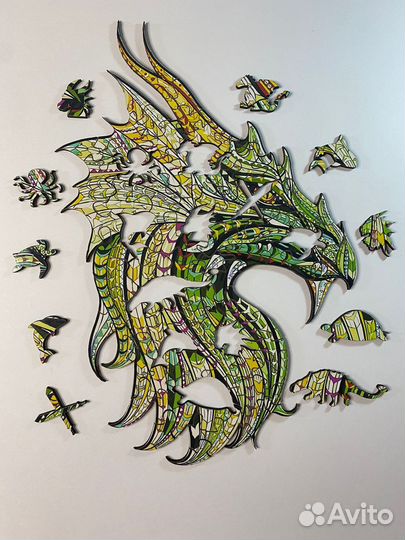 Пазлы деревянные