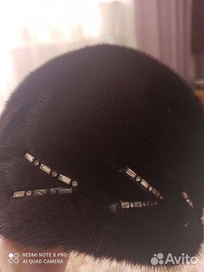 Шапка норковая женская kussenkovv