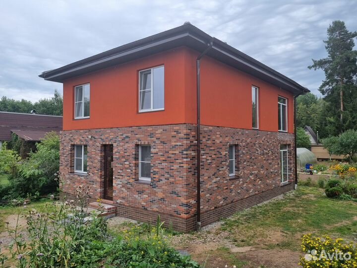 Утепление дома, штукатурка фасада