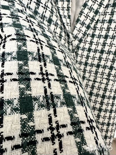 Твидовый жакет новый 42