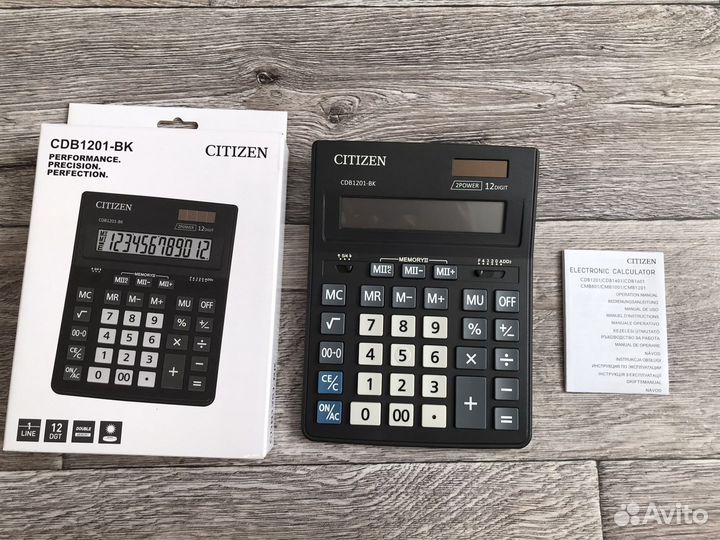 Калькулятор citizen cdb1201-bk