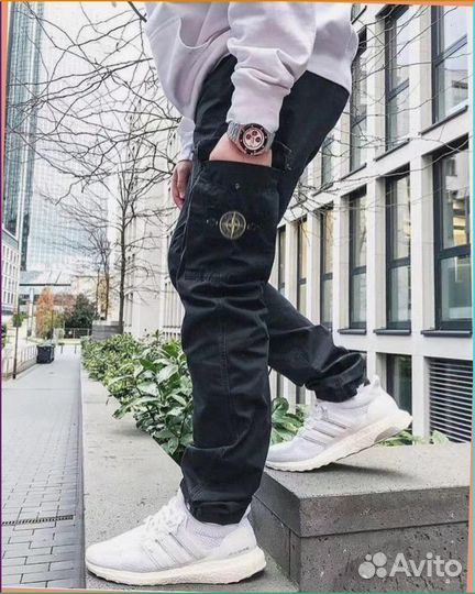 Брюки карго Stone Island (качество premium)