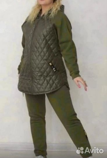 Спортивный костюм женский на флисе 50 52