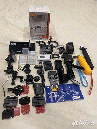 Экшн камера Sony FDR X3000, 4K. Мах. компл