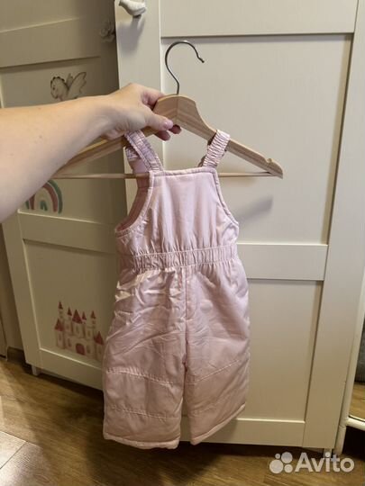 Утепленные брюки для девочки 12мес