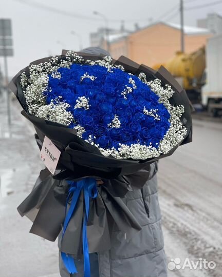 Синие Розы оптовой цене