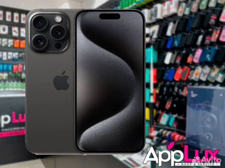 iPhone 15 Pro Max 256GB Black Titanium (1Sim+eSim)