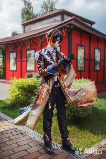 Чжун Ли косплей костюм