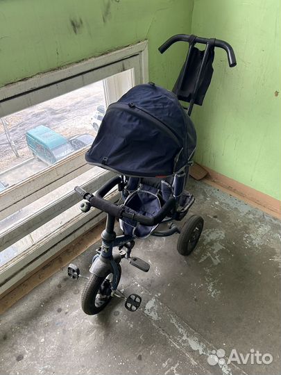 Детский велосипед с родительской ручкой